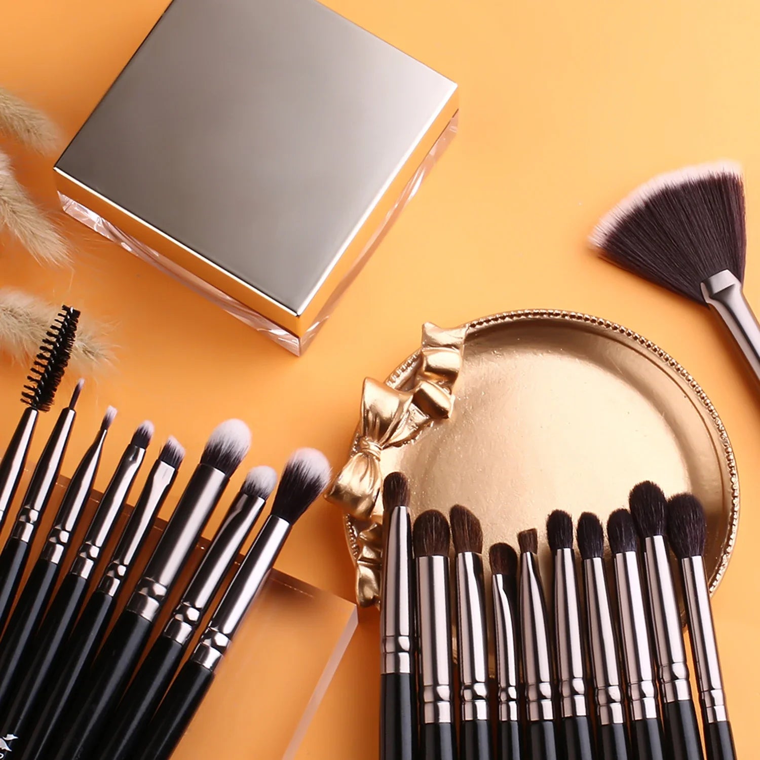 1/3pcs Professional Classic Natural Eye Makeup Brushes Set Eyeshadow Eyebrow Blending Smokey Black Beauty Make up Brushes