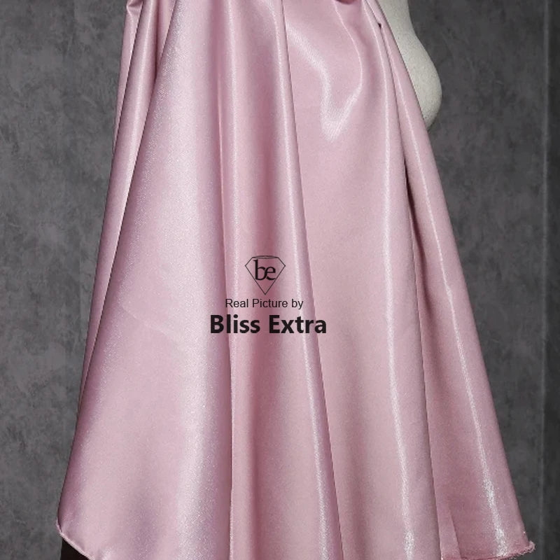 Luxury Glossy Liquid Satin Fabric Wide 1.5M Galaxy Water Gloss Satin Fabric for Dress Suit Clothing Fashion Designer Material