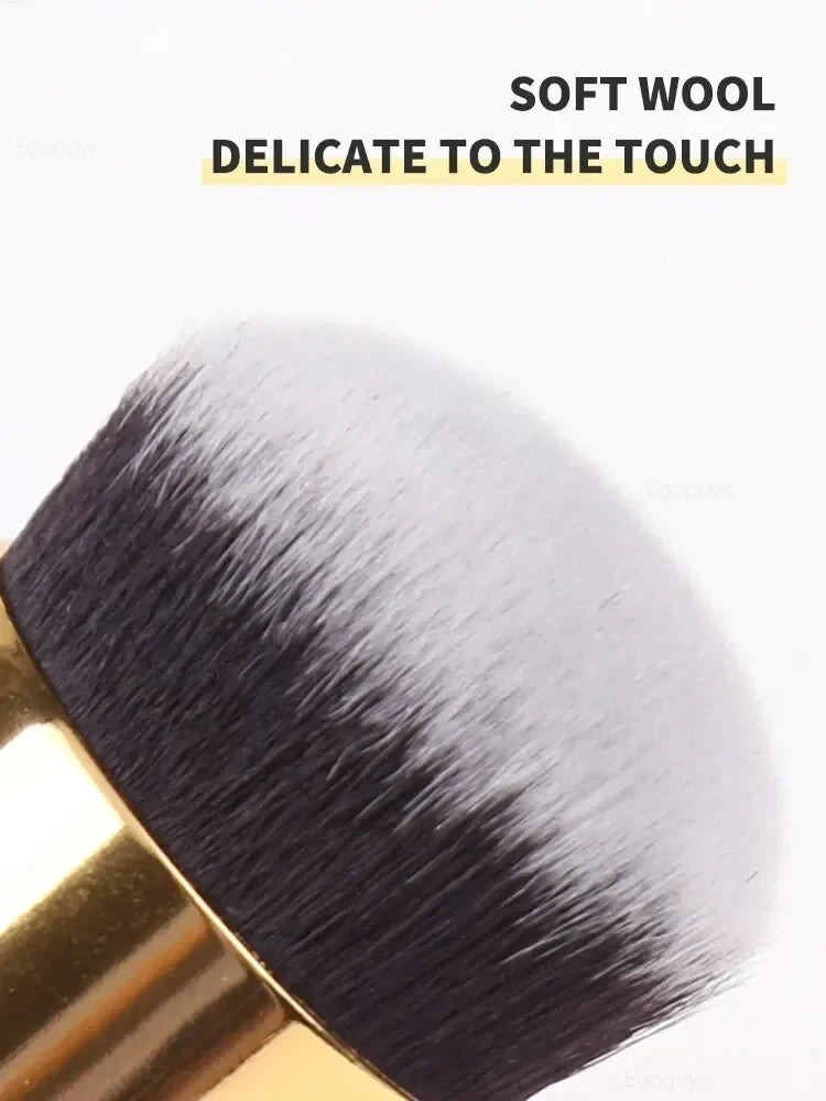 1Pc Large Brush With Small Fat Pier Foundation Head Make Up Brush BB Cream Mushroom Brush No Powder No Mark Foundation Makeup