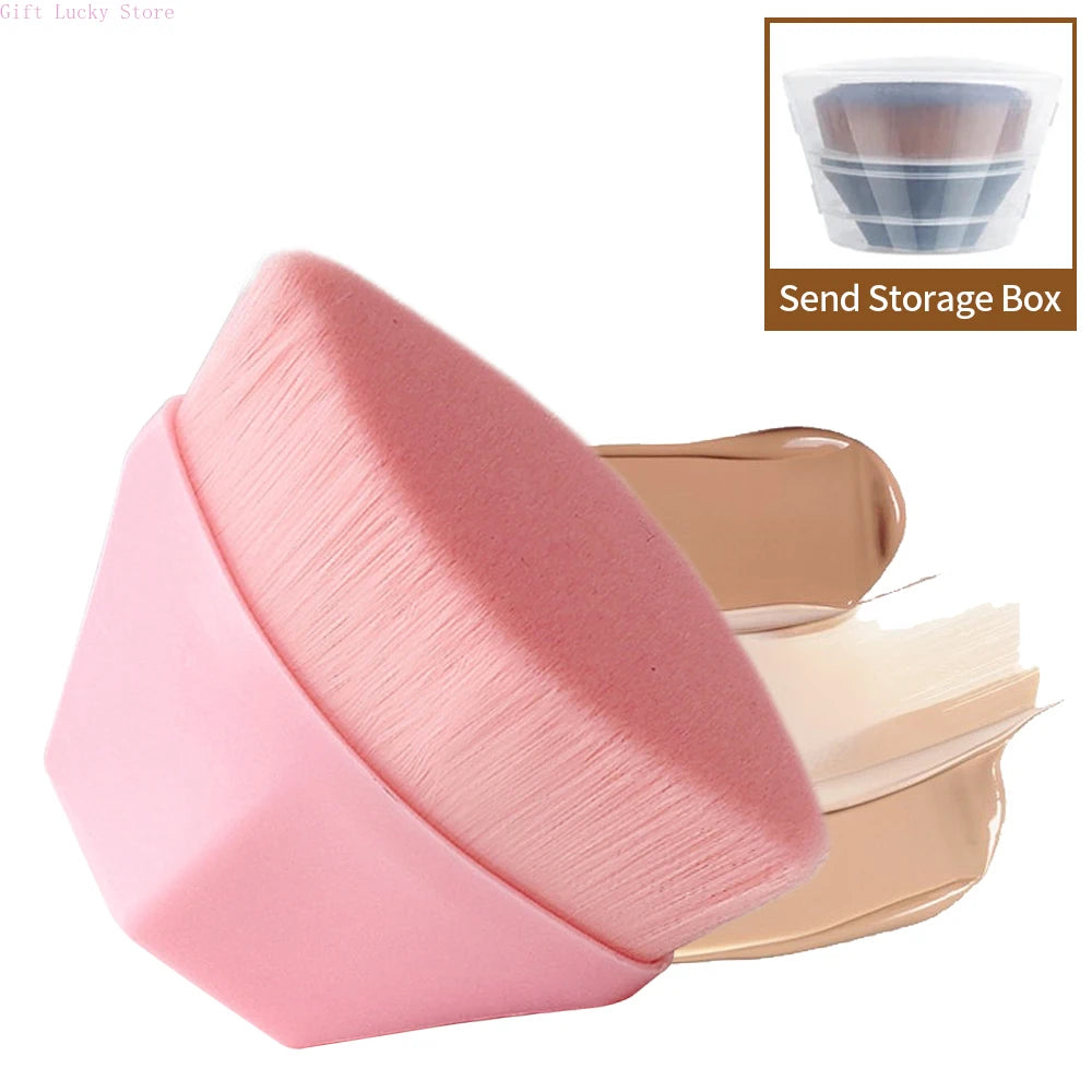 1PC Foundation Brushes Makeup Korean Professional Cosmetics BB Cream Powder Make Up Brush Short Handle Magic Foundation Brush
