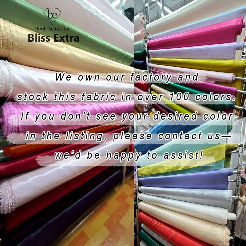 Luxury Glossy Liquid Satin Fabric Wide 1.5M Galaxy Water Gloss Satin Fabric for Dress Suit Clothing Fashion Designer Material