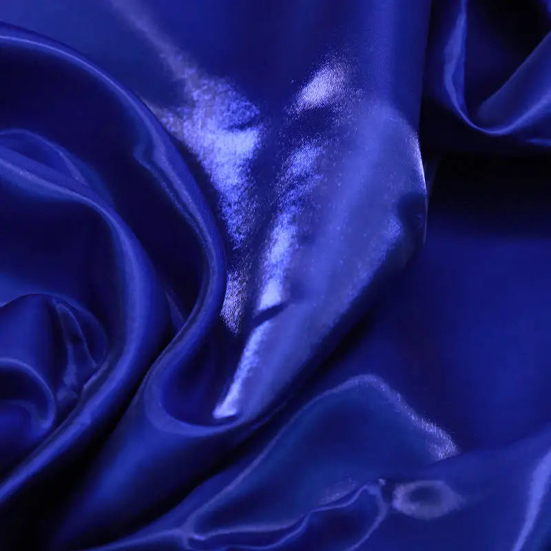Luxury Glossy Liquid Satin Fabric Wide 1.5M Galaxy Water Gloss Satin Fabric for Dress Suit Clothing Fashion Designer Material
