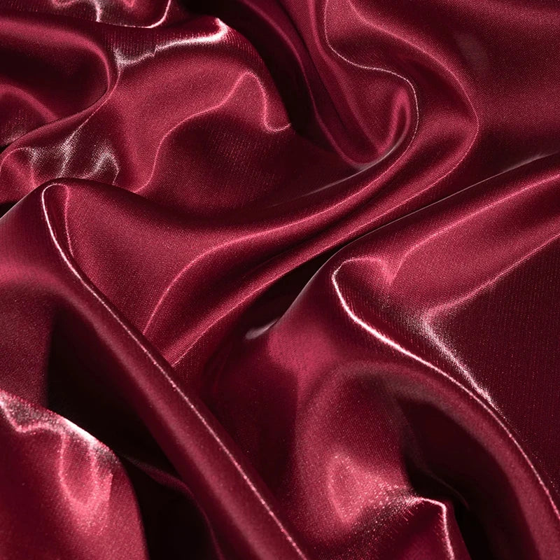 Luxury Glossy Liquid Satin Fabric Wide 1.5M Galaxy Water Gloss Satin Fabric for Dress Suit Clothing Fashion Designer Material