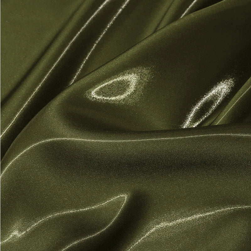 Luxury Glossy Liquid Satin Fabric Wide 1.5M Galaxy Water Gloss Satin Fabric for Dress Suit Clothing Fashion Designer Material
