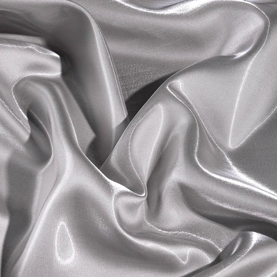Luxury Glossy Liquid Satin Fabric Wide 1.5M Galaxy Water Gloss Satin Fabric for Dress Suit Clothing Fashion Designer Material