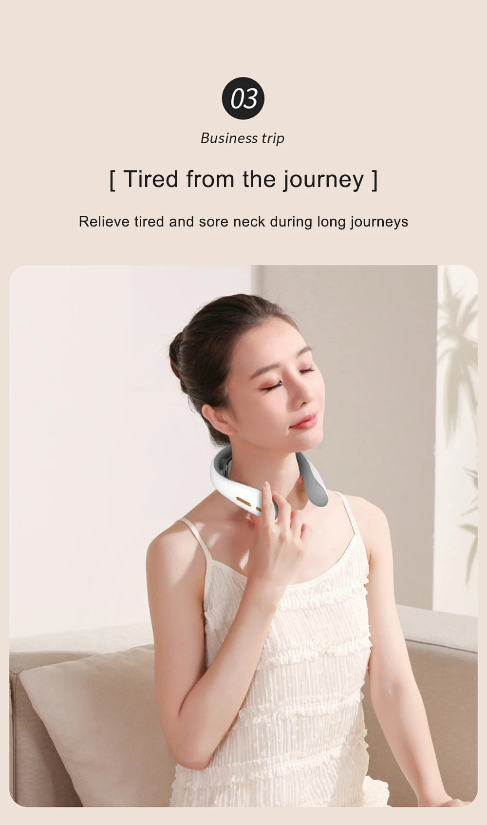 Smart Cervical Massager TENS Pulse Cervical Massager Remote Control Hot Compress Vibration Massage Intelligent Neck Massager