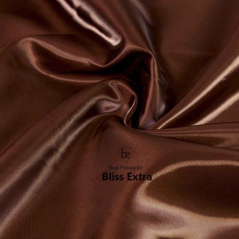 Luxury Glossy Liquid Satin Fabric Wide 1.5M Galaxy Water Gloss Satin Fabric for Dress Suit Clothing Fashion Designer Material