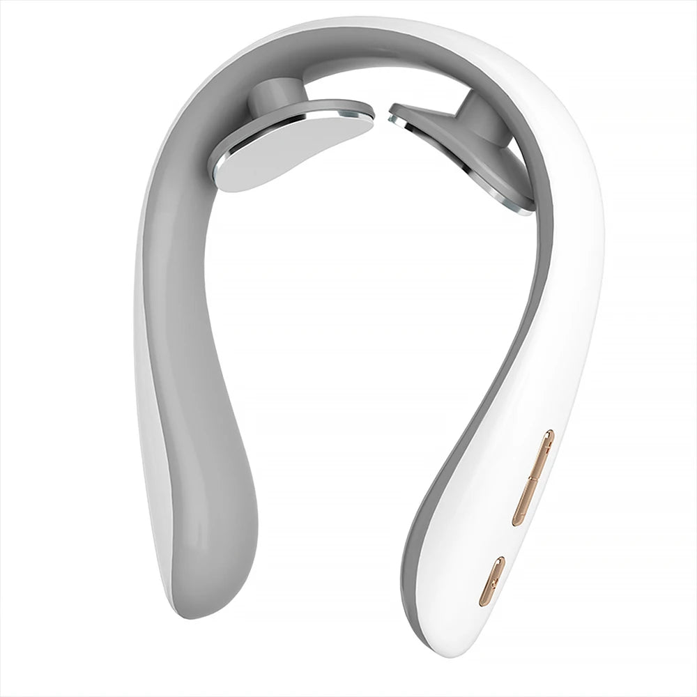 Smart Cervical Massager TENS Pulse Cervical Massager Remote Control Hot Compress Vibration Massage Intelligent Neck Massager