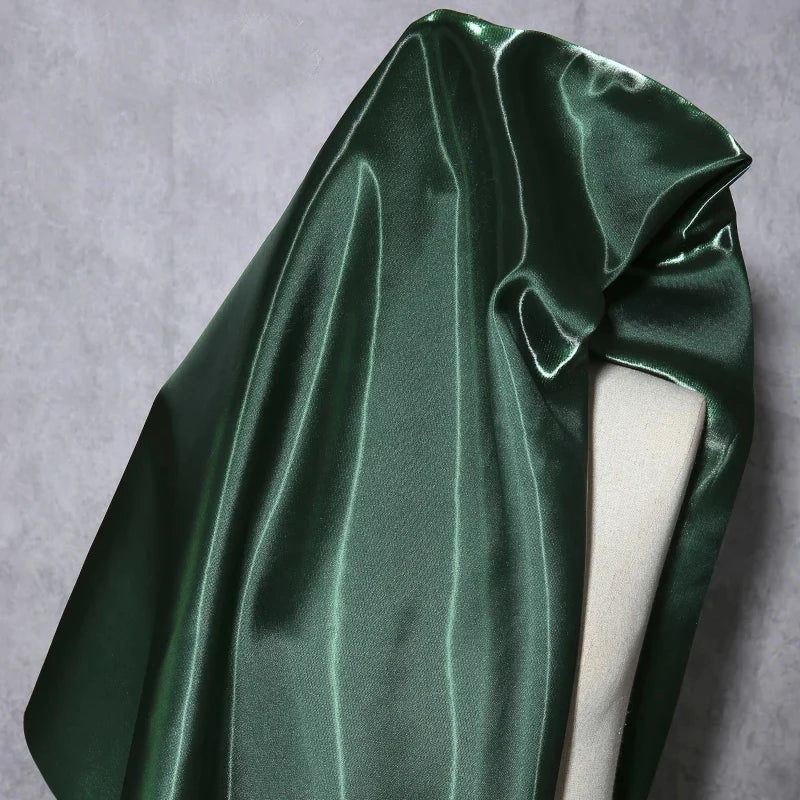 Luxury Glossy Liquid Satin Fabric Wide 1.5M Galaxy Water Gloss Satin Fabric for Dress Suit Clothing Fashion Designer Material